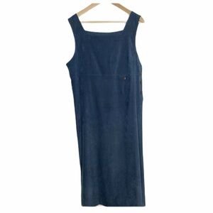 Teddi Womens Modest Dress Blue Soft Large Long